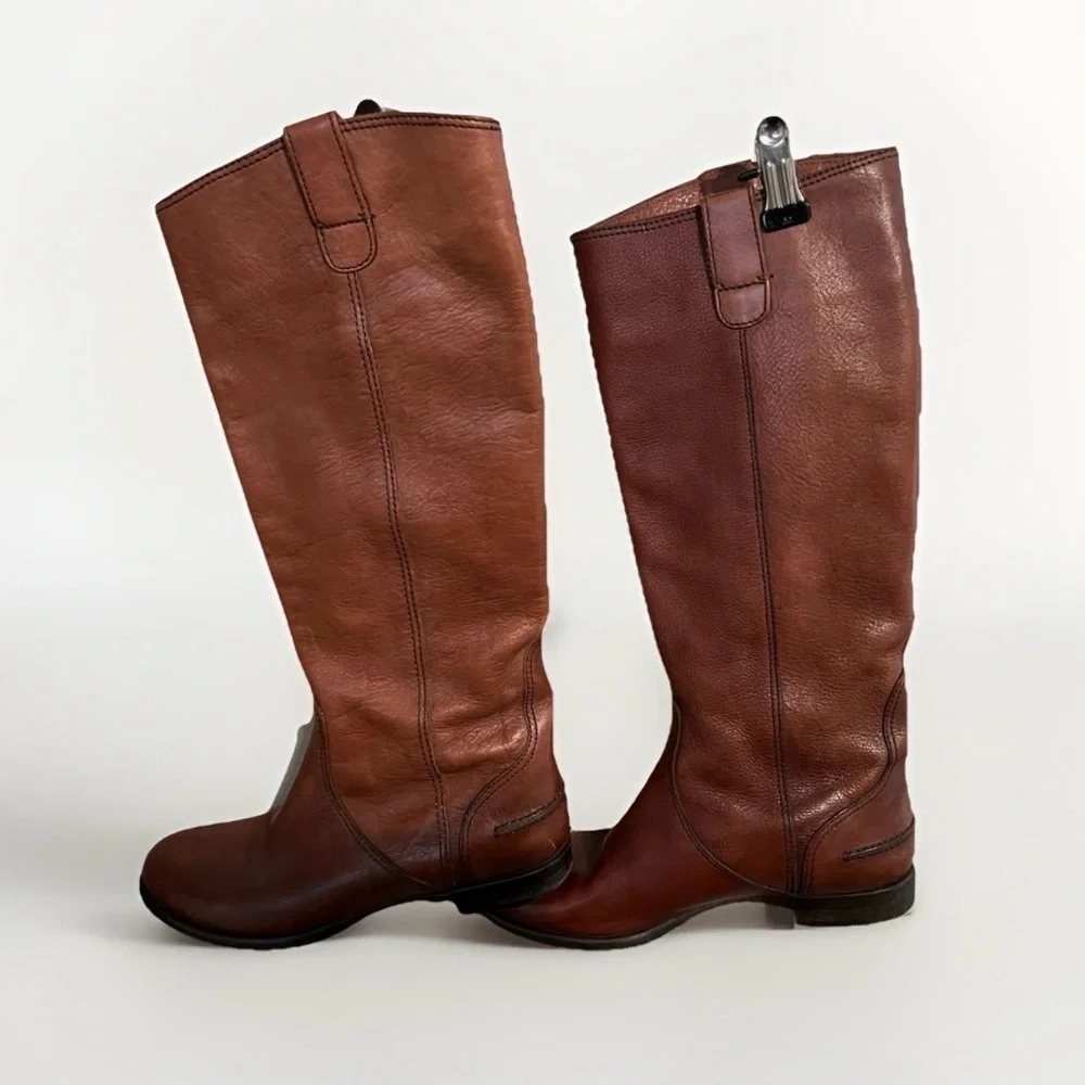 Madewell Brown Leather Over the Knee Boots